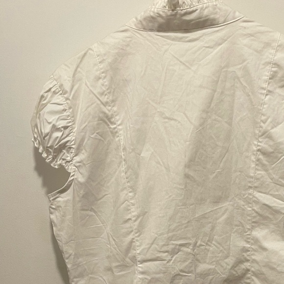 White ruffle blouse. - Picture 7 of 7
